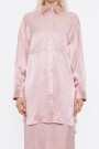 CAMISA OVERSIZE SATÉN Rosa