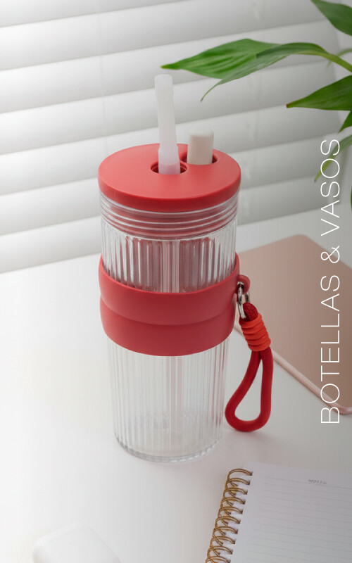 Landing Botellas y vasos