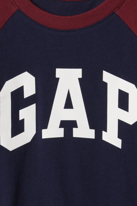 Remera Logo Gap Toddler Niño Red Delicious