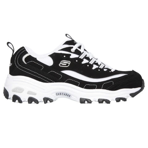 Zapatillas Skechers DLites Biggest Fan Mujer Black/White
