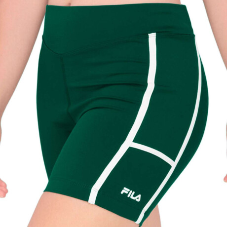 Fila Sports Club Short Tenis Para Mujer Verde