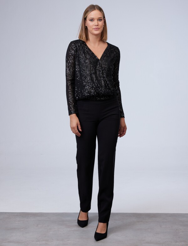 Pantalon Slim Modelador NEGRO