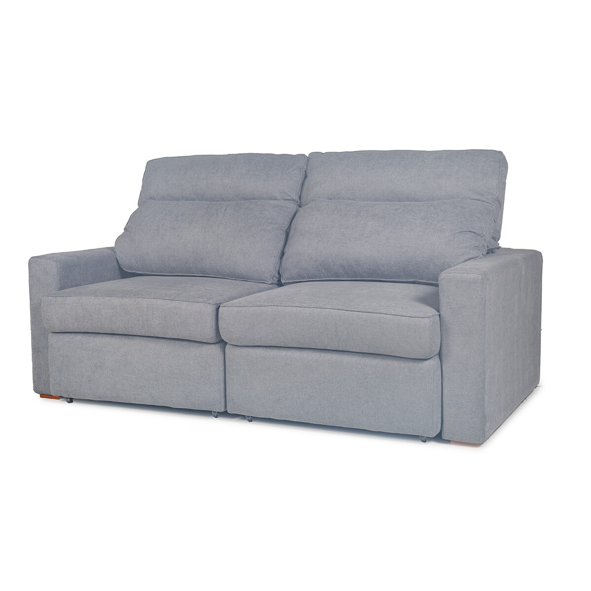 Sofá Austin (Retráctil) - Tela Microfibra - 2 módulos - FX4-13 (Gris) 