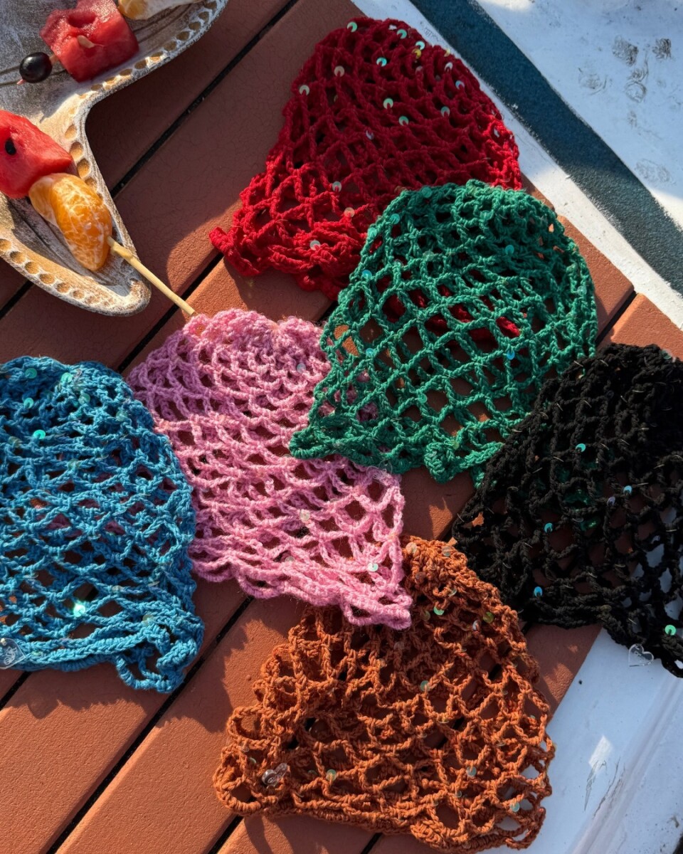 Crochet cap - Verde 