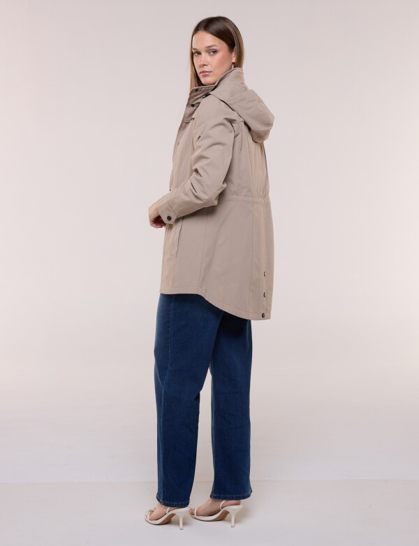 Gabardina Impermeable Plegable BEIGE
