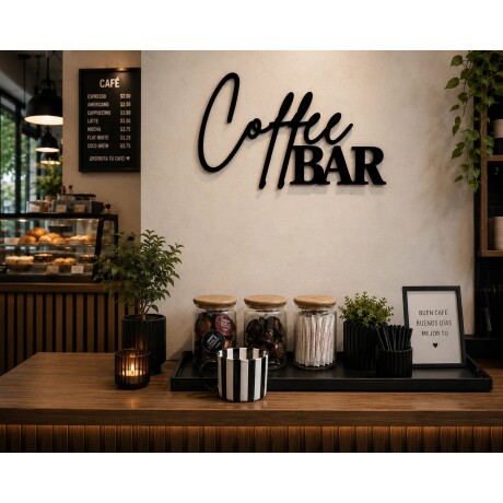 Cartel Coffee Bar H161006 de 30CM Metal 001
