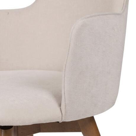 Silla Giratoria Laura - Tela Microfibra T2172 (Beige)