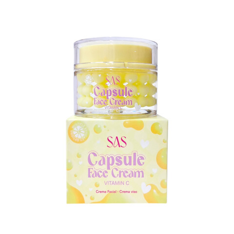 SAS Crema facial cápsulas con Vitamina C 80g Sas Crema Facial Cápsulas Con Vitamina C 80g