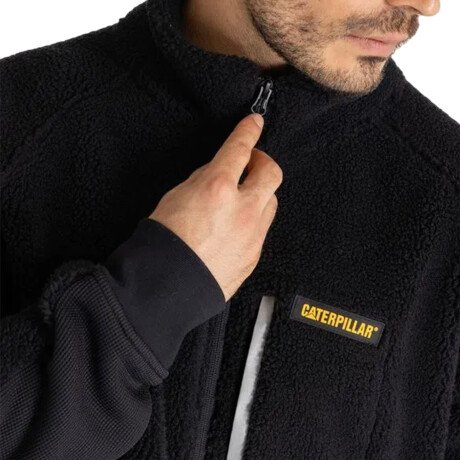 CAMPERA CATERPILLAR FOUNDATION SHERPA FULL ZIP FLEECE BLACK