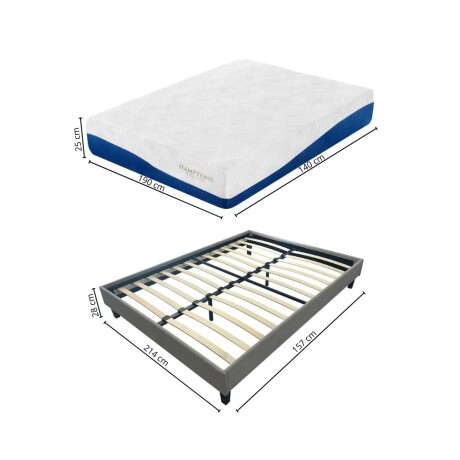 Sommier 2 plazas THM Memory Foam Sommier 2 plazas THM Memory Foam