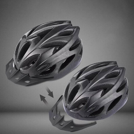 Casco Profesional Ajustable Bicicleta Roller Ciclismo Negro