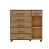 Comoda Finestra 1 Puerta 6 Cajones Ouro 2241-o Comoda Finestra 1 Puerta 6 Cajones Ouro 2241-o