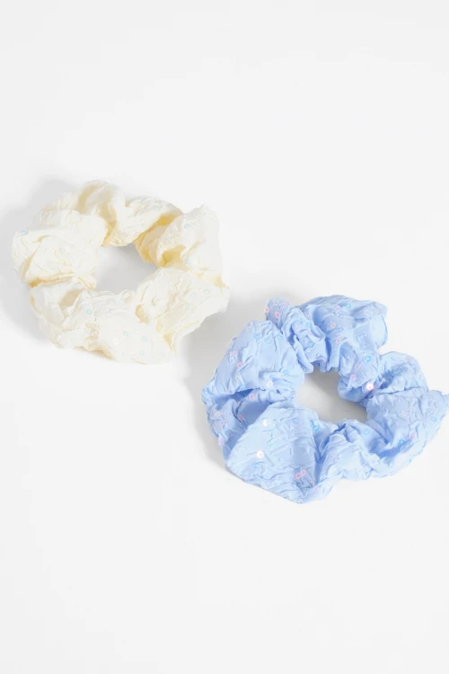 Set de gomitas scrunchies multicolor
