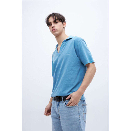 Remera polo Dax Petroleo