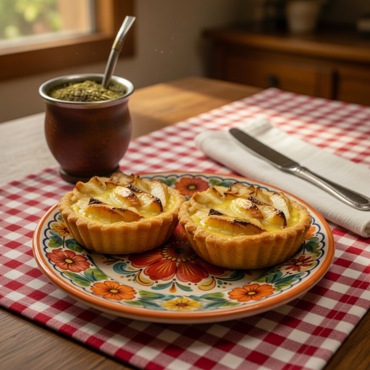 Tartaleta de Crema Pastelera con Manzana 