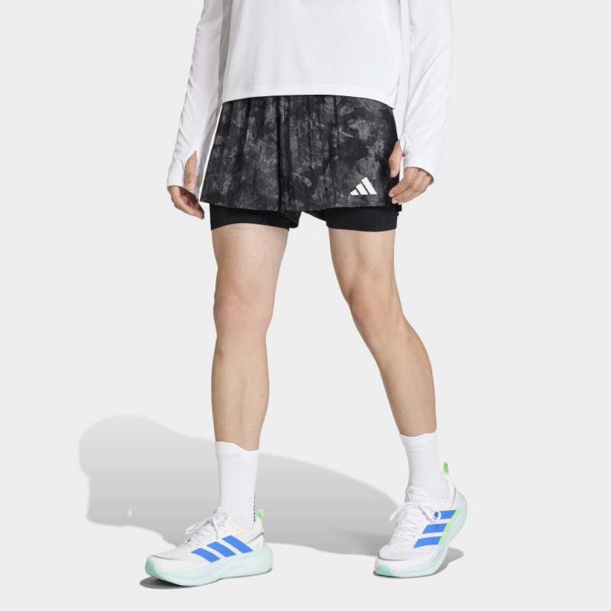 Short Adidas adi365 Spray Dye 2 en 1 - Gris 