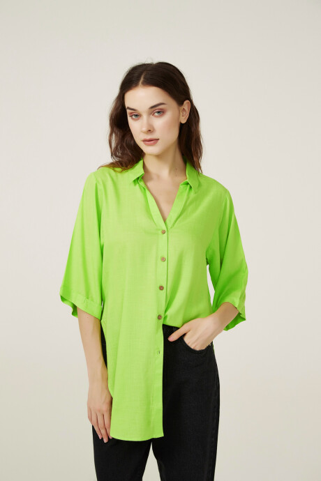 Camisa Livana Verde Fluo