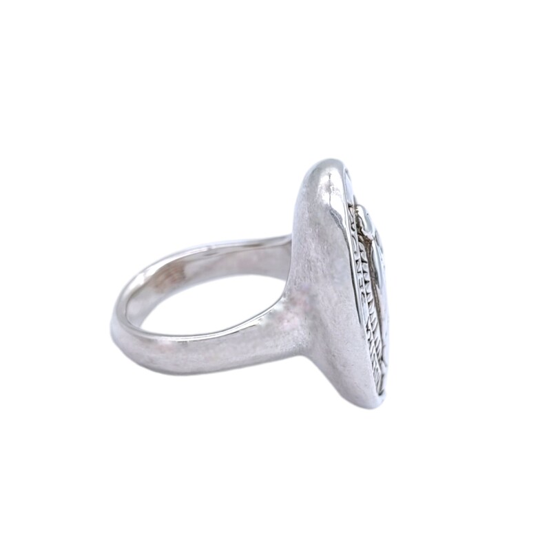 Anillo Virgen Milagrosa-Plata 925 Inflada-Sin Piedra-AN3007 sinpiedra