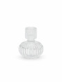 CANDELABRO VIDRIO LABRADO TRANSPARENTE