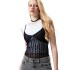 BODY OLIMPO XS-L NEGRO FLOR