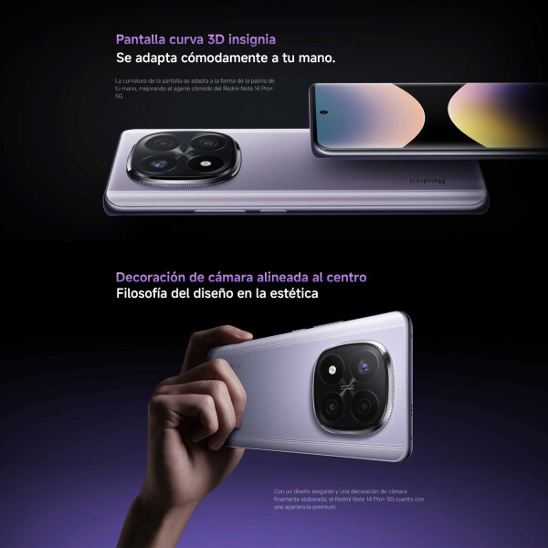Xiaomi Note 14 Pro Plus 12gb Ram 256gb 5g 200mpx 4k VIOLETA