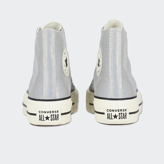 Championes Converse Chuck Taylor All Star Lift Platform Core Black/ftwr White/matte Silver