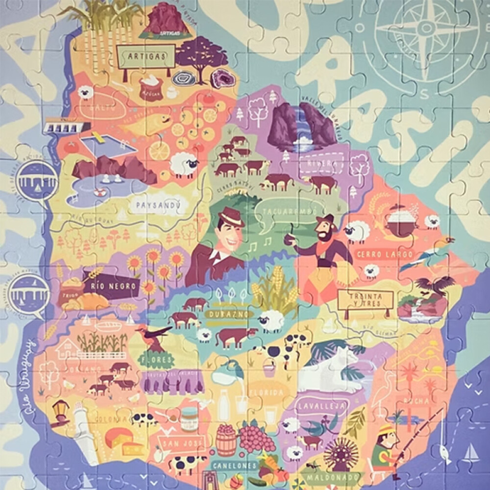 Puzzle Uruguay l 120 piezas Puzzle Uruguay l 120 piezas