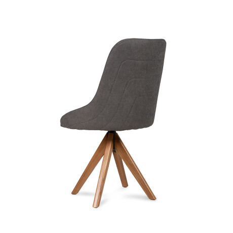 Silla Valentina Giratoria 143 - Tela Microfibra 227 (Grafito)