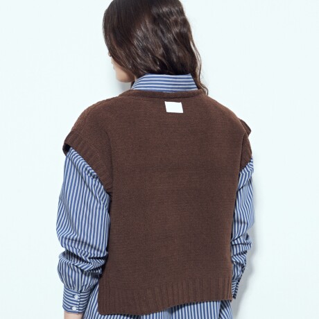 CHALECO ALCALA Chocolate