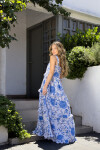 VESTIDO AMELIA MAXI MYSTIC GARDEN BLUE VESTIDO AMELIA MAXI MYSTIC GARDEN BLUE