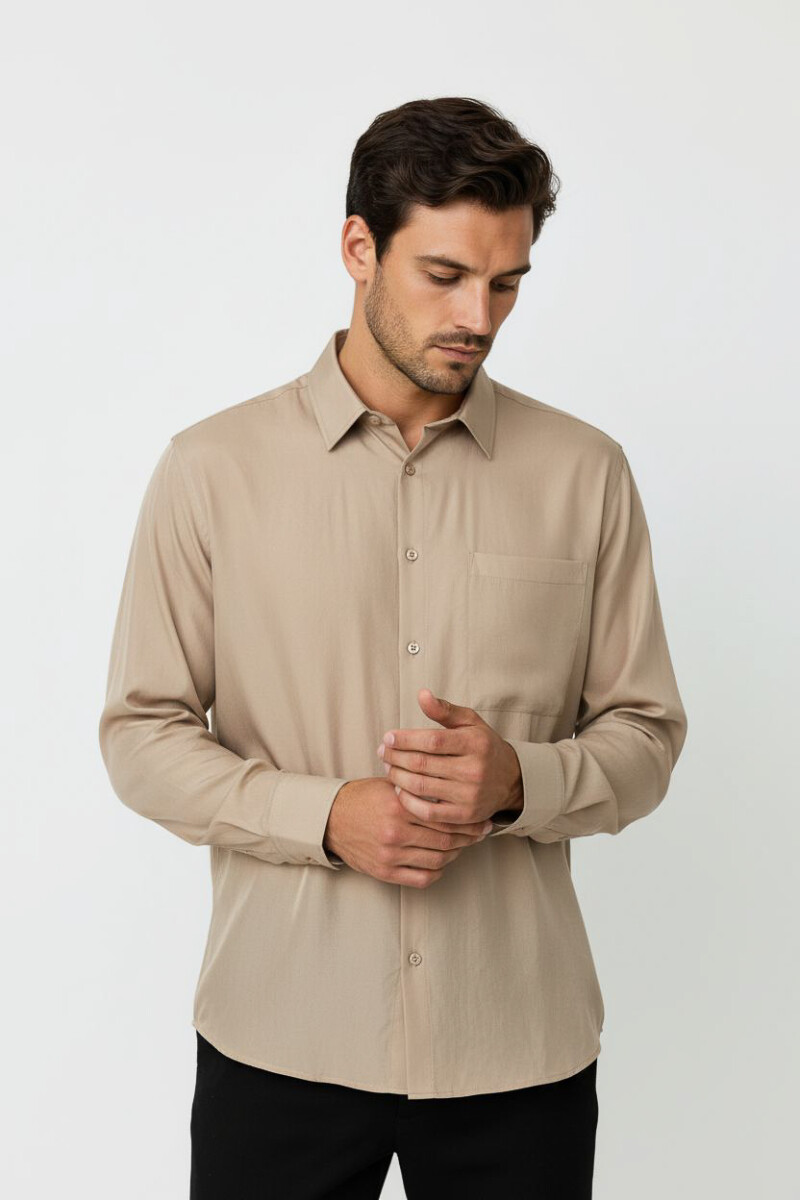 Camisa Ozgur - Taupe / Mink / Vison 