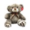 Oso con Moña 45 cm Phi Phi Gris