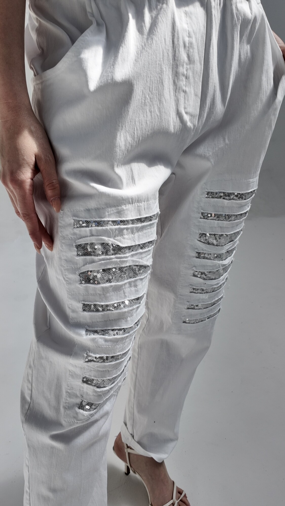 Pantalón Baggy Amelia Blanco