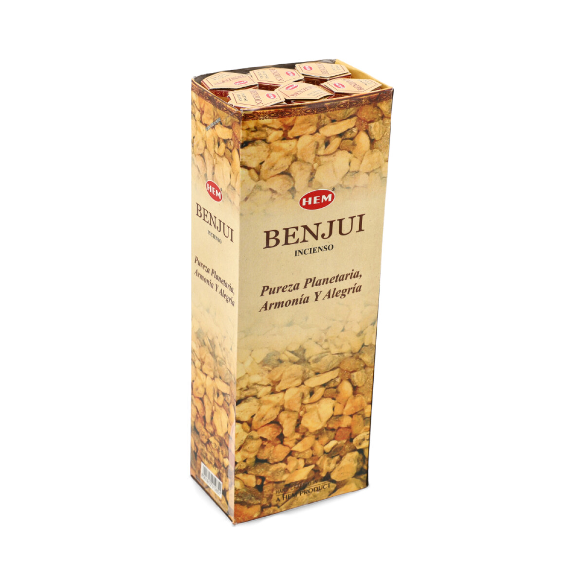 INCIENSO HEM CAJA HEXAGONAL X6 - Benjuí 