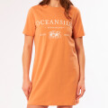 T-SHIRT LARGA ELORE RUSTY Naranja
