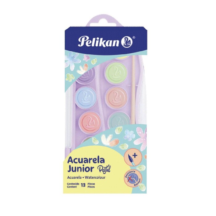 PELIKAN ACUARELA ASTEL 12 UNIDADES única