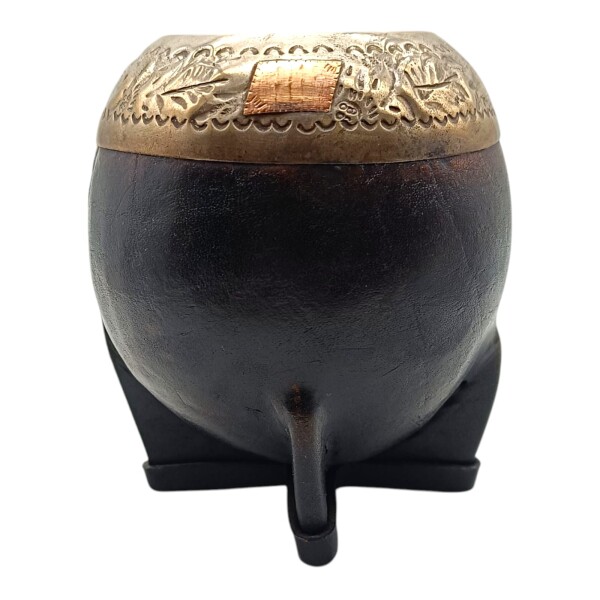 MATE TORPEDO PLATA Y ORO 30 marrónuniforme