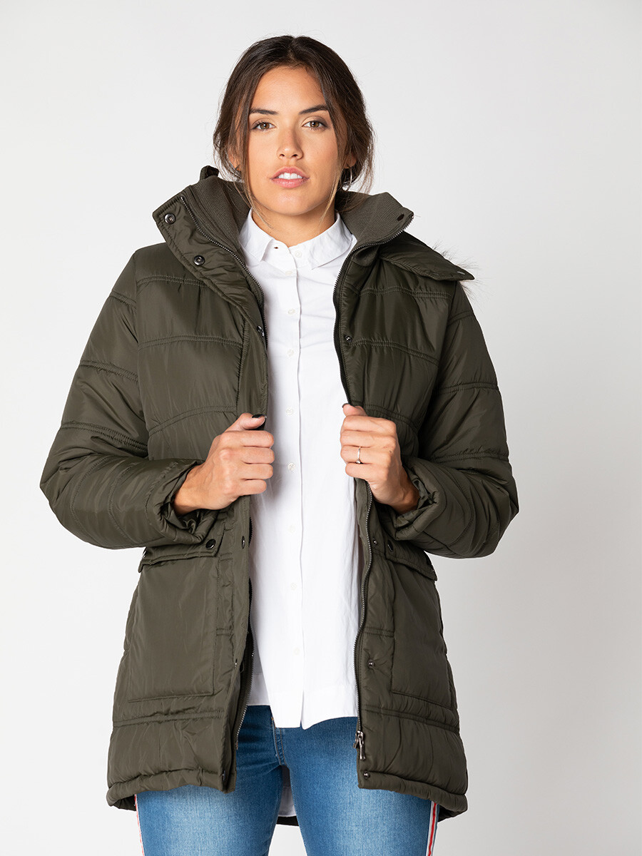 CAMPERA NYLON TISAOT - Verde 