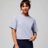 Polo Manga Corta Boxy Mujer Classic Grey Heather