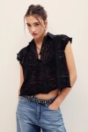 CAMISA MELI BRODERIE Negro