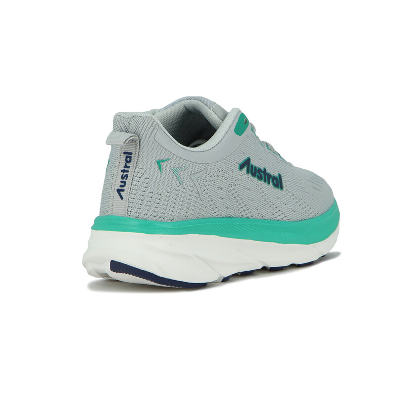 Austral Champion Kid B Running - Gris/Turquesa Gris-Turquesa
