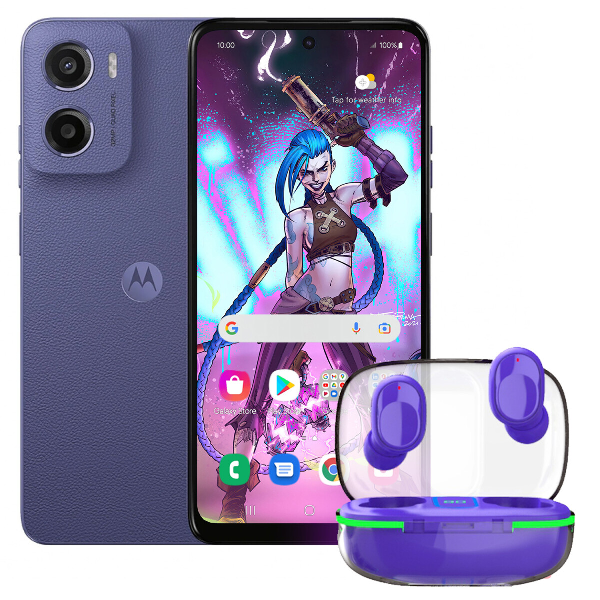 Motorola E15 2/64 Gb 4g + Regalo - VIOLETA 