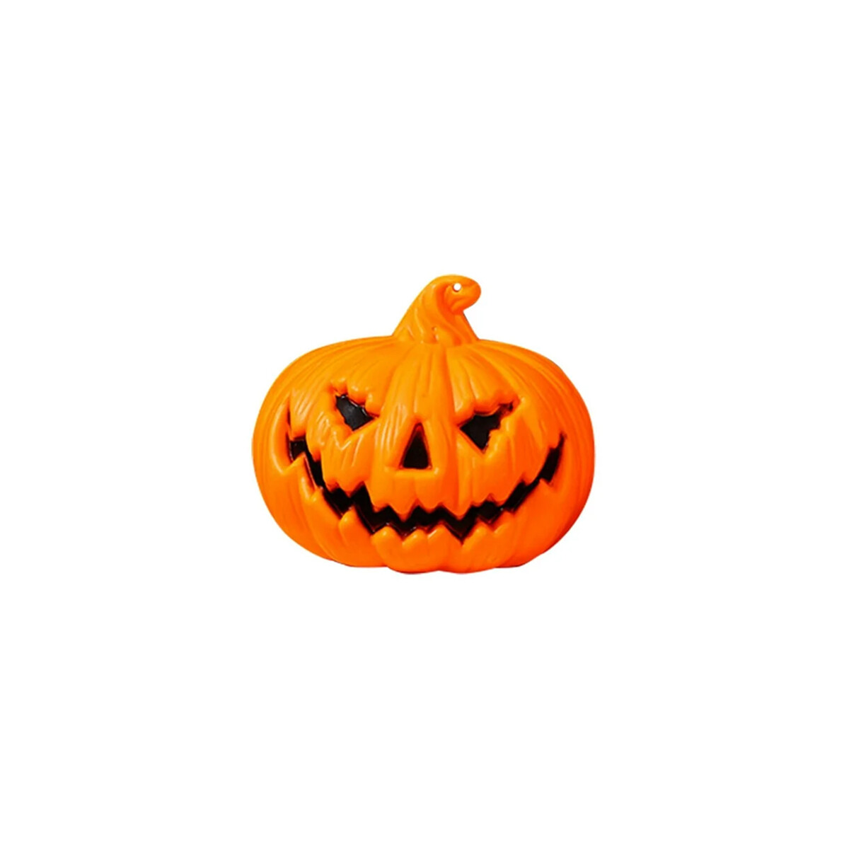 Mini calabazas Halloween plásticas con luces decorativas - Naranja 