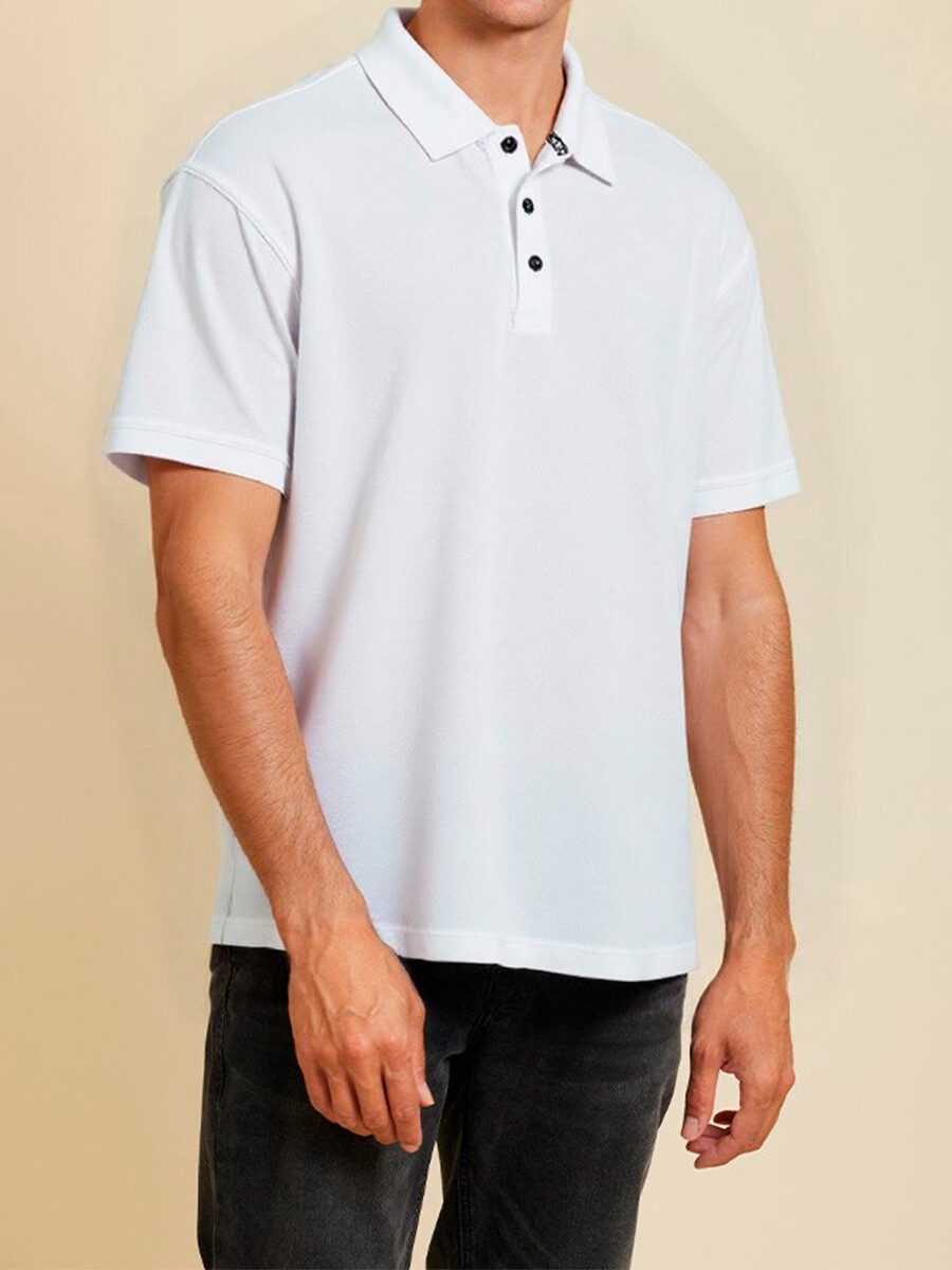 T-SHIRT POLO CORBIN - Blanco 