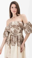VESTIDO BRODERIE BEIGE