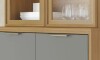 Armario Cocina Cristalero Color Gris