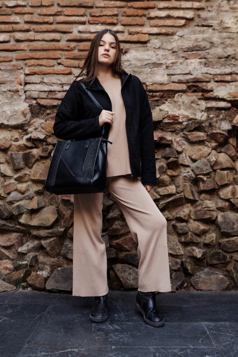 Cartera Canoa Negro