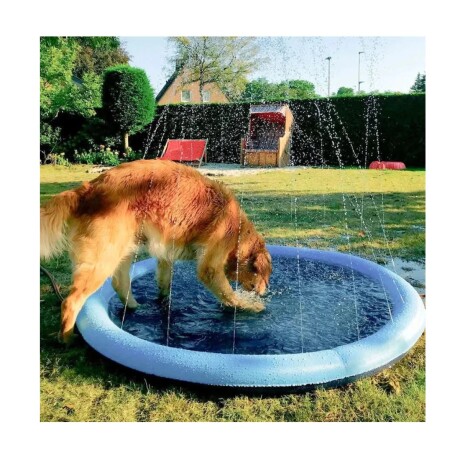 ALFOMBRILLA PISCINA DE ASPERSIÓN PARA MASCOTAS INFLABLE 100*120CM 001