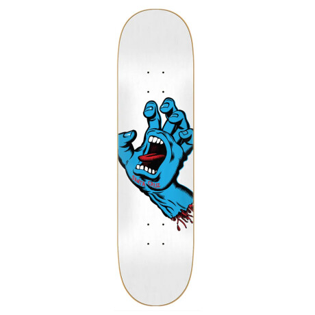 Deck Santa Cruz Screaming Hand 8.5¨ - White (Sólo Tabla · Lija Incluída) Deck Santa Cruz Screaming Hand 8.5¨ - White (Sólo Tabla · Lija Incluída)