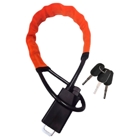 ALARMA BLOQUEO TRANCA - CANDADO SEGURIDAD VOLANTE A BROCHE LINGA DE ACERO - ALARMA BLOQUEO TRANCA - CANDADO SEGURIDAD VOLANTE A BROCHE LINGA DE ACERO -